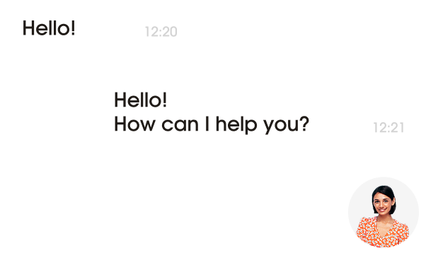 Live chat on Whatsapp